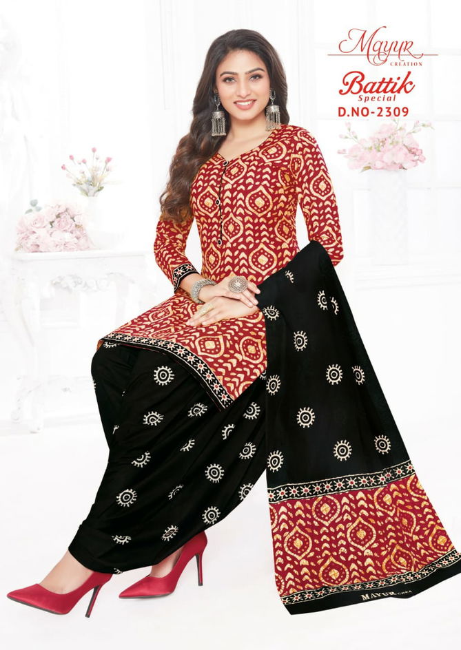 Battik Vol 23 By Mayur Printed Cotton Dress Material Catalog